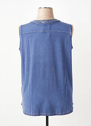 T-shirt coupe droite manches courtes bleu RABE femme