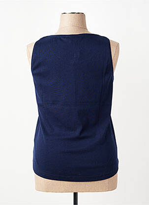 Débardeur coupe cintrée sans manche bleu ARMOR LUX femme