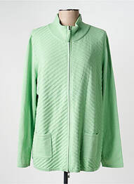Gilet manches longues manches longues vert OLSEN femme
