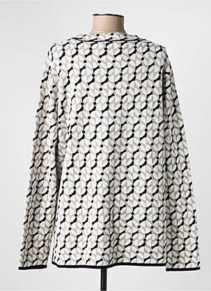 Pull coupe droite manches longues beige OLSEN femme