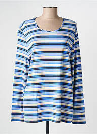 T-shirt manches longues manches longues bleu OLSEN femme