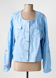 Veste casual col rond bleu SAINT JAMES femme