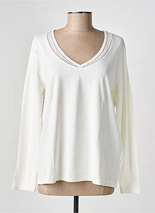 T-shirt manches longues manches longues blanc OLSEN femme