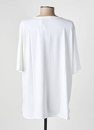 T-shirt coupe droite manches courtes blanc RABE femme