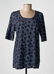 T-shirt imprimé fantaisie manches courtes bleu OLSEN femme