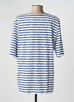 T-shirt coupe droite manches courtes bleu RABE femme