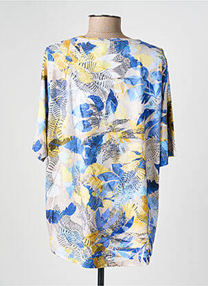 T-shirt imprimé fantaisie manches courtes bleu RABE femme