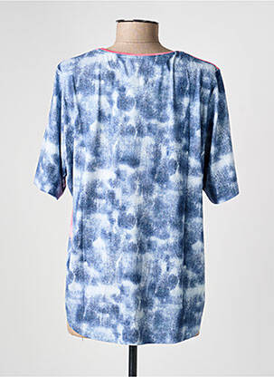 T-shirt imprimé fantaisie manches courtes bleu RABE femme
