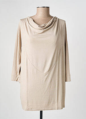 T-shirt manches 3/4 manches 3/4 beige OLSEN femme