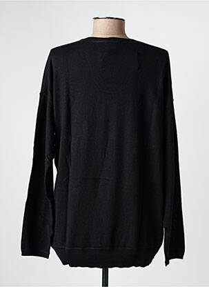 Pull coupe droite manches longues noir OLSEN femme