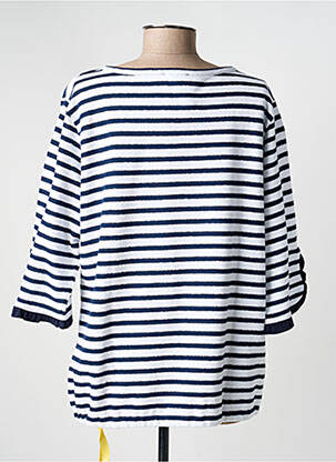 Pull coupe droite manches 3/4 blanc RABE femme