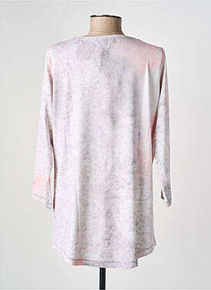 T-shirt manches 3/4 manches 3/4 rose RABE femme