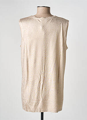 Débardeur stretch sans manche beige RABE femme