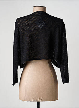 Boléro maille fine noir JEAN GABRIEL femme
