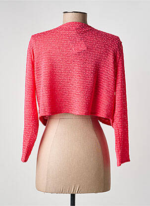 Boléro maille fine rose JEAN GABRIEL femme