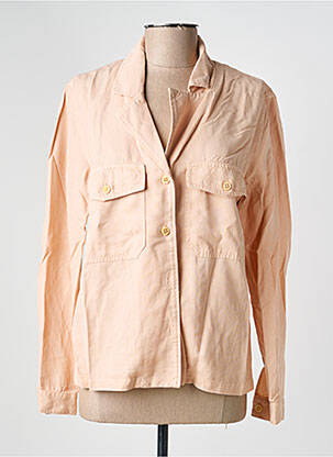 Veste casual col tailleur rose COUTURIST femme