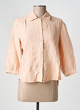 Chemisier manches courtes manches courtes orange COUTURIST femme