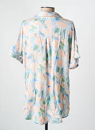 Chemisier manches courtes manches courtes bleu COUTURIST femme