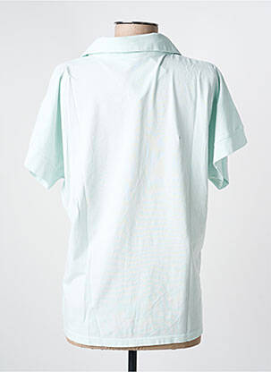 Polo coupe droite manches courtes vert COUTURIST femme