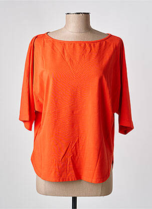 Top manches 3/4 orange COUTURIST femme