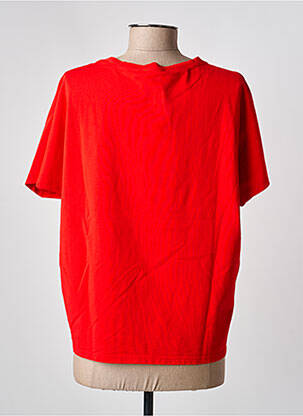 T-shirt coupe droite manches courtes rouge COUTURIST femme