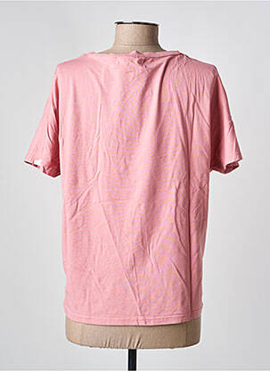 T-shirt coupe droite manches courtes rose COUTURIST femme
