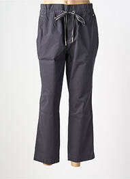 Pantalon 7/8 taille élastique gris STREET ONE femme