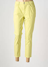 Pantalon slim taille normale taille normale jaune STREET ONE femme