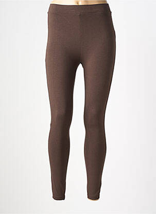 Jogging slim marron BROADWAY femme