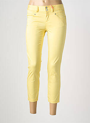 Pantacourt poches jaune STREET ONE femme