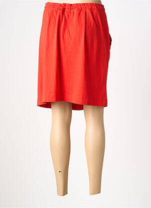 Jupe courte poches rouge STREET ONE femme