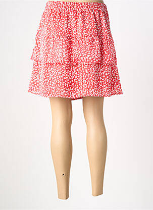 Jupe courte coupe évasée rouge ONLY femme