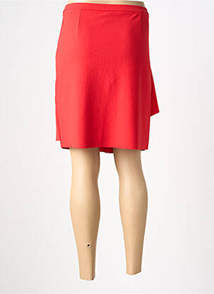 Jupe courte coupe droite rouge STREET ONE femme