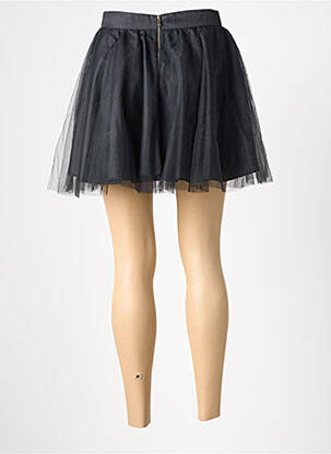 Jupe courte coupe évasée noir FREESIA femme