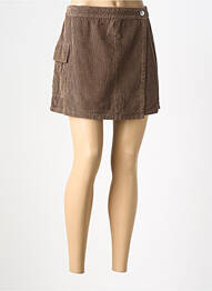 Jupe courte poches marron ONLY femme