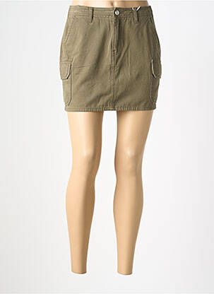 Jupe courte poches vert ONLY femme