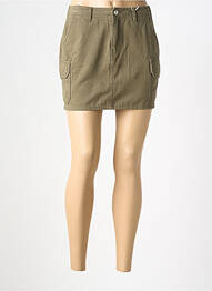 Jupe courte poches vert ONLY femme