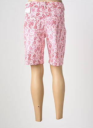 Bermuda coupe droite rose STREET ONE femme