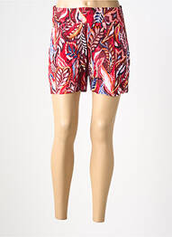 Short coupe droite rouge STREET ONE femme