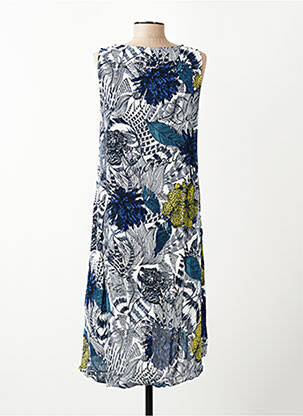 Robe courte sans manche sans manche bleu DESIGUAL femme