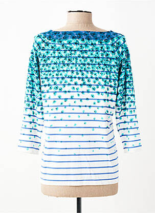 T-shirt manches 3/4 manches 3/4 bleu ESCORPION femme
