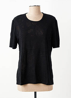 T-shirt coupe droite manches courtes noir RODAM femme