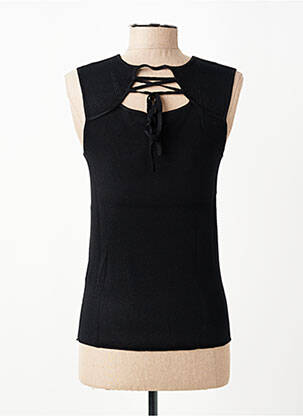 Débardeur stretch sans manche noir KATMAI femme