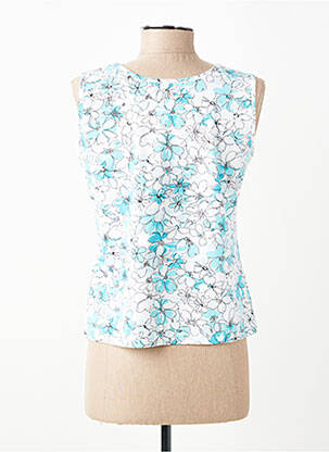 Débardeur stretch sans manche blanc LEWINGER femme