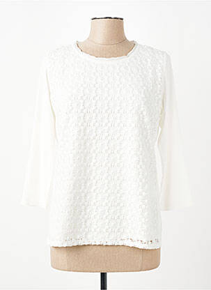 T-shirt manches 3/4 manches 3/4 blanc RABE femme