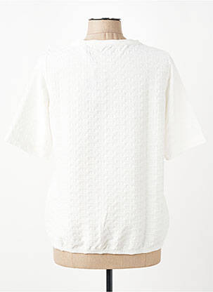 T-shirt coupe droite manches courtes blanc RABE femme