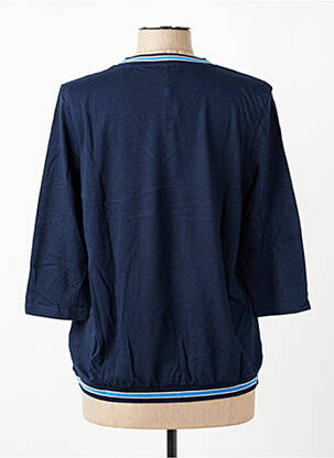 T-shirt coupe droite manches courtes bleu OLSEN femme