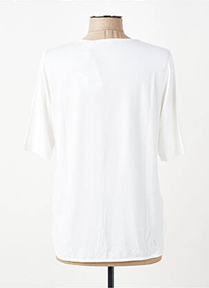 T-shirt coupe droite manches courtes blanc RABE femme