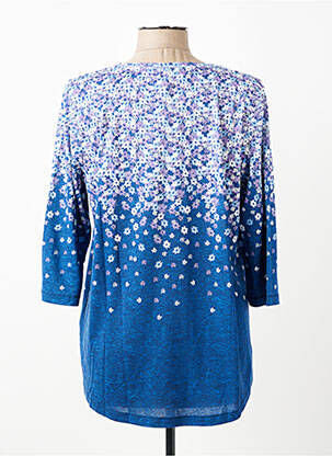 T-shirt manches 3/4 manches 3/4 bleu OLSEN femme