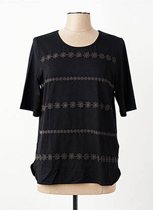 T-shirt coupe droite manches courtes noir RABE femme